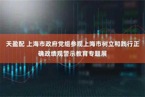 天盈配 上海市政府党组参观上海市树立和践行正确政绩观警示教育专题展